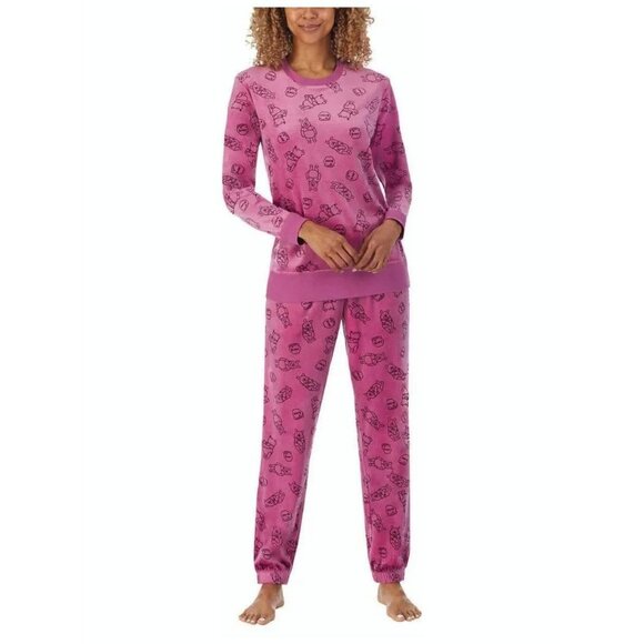 Disney Winnie The Pooh Plush Soft Loungewear Matching Pajama Set Large - Picture 1 of 11